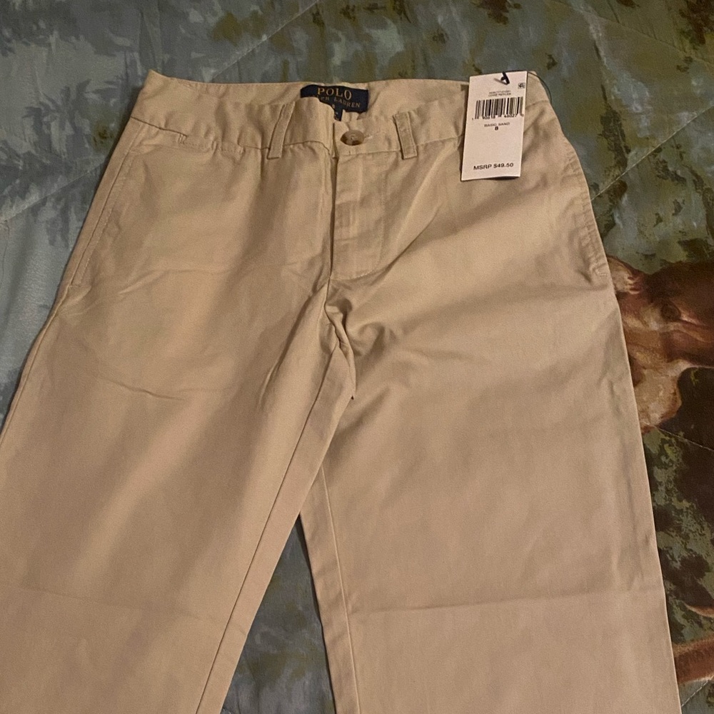 NWT Polo Ralph Lauren Boys size 8 khaki pants